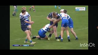 Tyler Lindsay Featherstone lions under 15s v siddal whites barla cup 1st round highlights [upl. by Htebarual446]