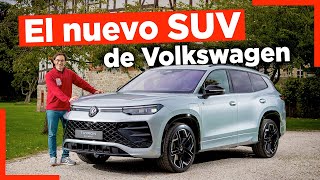 VOLKSWAGEN TAYRON  PRIMERA PRUEBA  TEST  El NUEVO 7 PLAZAS entre el TIGUAN y el TOUAREG [upl. by Enileuqcaj940]