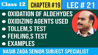 Oxidation of Aldehydes  Oxidizing Agents  Tollens TEST  Fehlings TEST  NASIBZADASSS [upl. by Rolan]