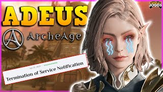 ARCHEAGE CHEGANDO AO FIM NA EU  O QUE DEU ERRADO [upl. by Chubb882]