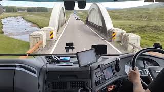 LGVHGV Hazzard perception TIGHT narrow bridge A82 Glencoe Scotland [upl. by Attaynik]