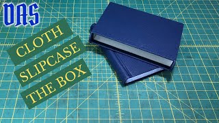 Cloth Covered Slipcase  Making the Box  Adventures in Bookbinding [upl. by Ahsyad]