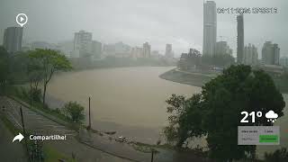 Chuva 🌧️ nesta segundafeira em Blumenau [upl. by Ayatan]