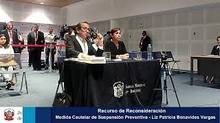 🔴 EnVivo  Audiencia de Medida Cautelar de Suspensión Preventiva  Reconsideración [upl. by Iznyl]