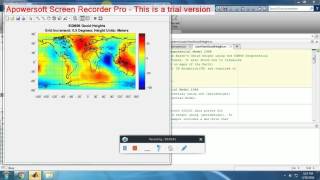 MATLAB VISUALIZING GEOID HEIGHT FOR EARTH GEOPOTENTIAL [upl. by Griffith]