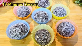 10 Minutes Dessert  Condensed Milk with Cocoa Powder Amazing Result [upl. by Suoicserp130]