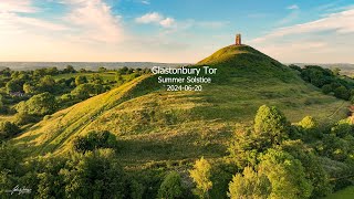 Glastonbury Tor  Summer Solstice  2024 06 20 Sunset [upl. by Aveneg]