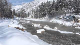 Ice Dam break along US 34 in Big Thompson Canyon February 2014 [upl. by Weathers560]