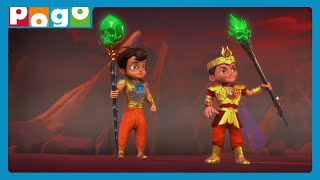 Do Ka Dum 👊 Chhota Bheem Aur Little Singham Ki Superhit Jodi 💪 Action Cartoons  PogoChannel [upl. by Bevash273]