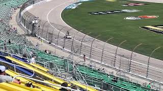 Denny Hamlin 2024 NASCAR Cup Series Hollywood Casino 400 Practice Laps [upl. by Eremahs]