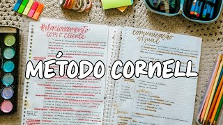 Método Cornell Como usar Por que faz diferença caderno sempre organizado [upl. by Rizzo]