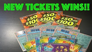 NEW TICKETS WINS  CA SCRATCHERS [upl. by Adliw594]