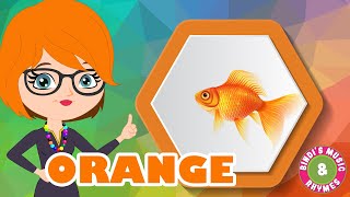 Orange Colour Song for kids  Learn Colors  Rhymes for Children  Bindis Music amp Rhymes [upl. by Neil61]