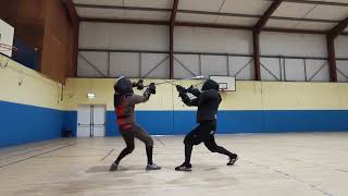 Short longsword sparring compilation  HEMA  Historical Fencing [upl. by Aikemehs]