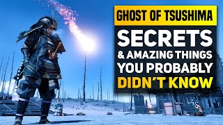 Ghost of Tsushima Secrets and Amazing Things You Probably Didnt Know Ghost of Tsushima Details [upl. by Leakim]