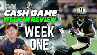 Week 1 Cash Game Review [upl. by Airamahs]