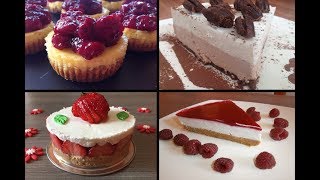 4 Amazing Cheesecakes 4 čizkejk recepta [upl. by Eedya]