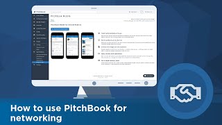 How to use PitchBook for networking [upl. by Addis]