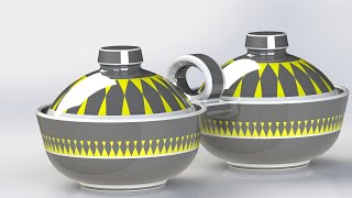 SolidWorks  Dual Bowl [upl. by Ariaic]