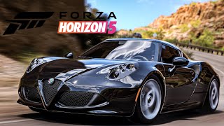 Forza Horizon 5  Der wunderschöne Alfa Romeo 4C und der kleine Abarth Rennzwerg sind zurück S24H [upl. by Stover]