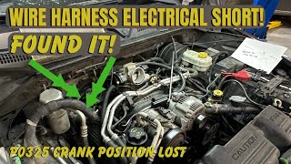 Engine Disabled Melted Wiring Harness Dodge Dakota 37 [upl. by Erastes]