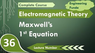 Maxwells First Equation Integral and Differential Forms Explained  Electrostatics [upl. by Adehsar]