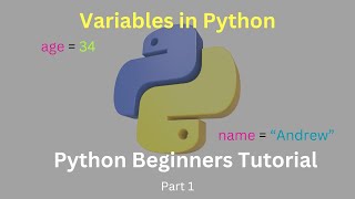 Variables in Python  Python Tutorial for Beginners Part 1 [upl. by Yllut]