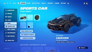 How To Get the Lockjaw Car Body NOW FREE In Fortnite Lockjaw Car Rocket League Car [upl. by Amikan]