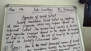 Agencies of social control sociology 11th [upl. by Aihsila762]