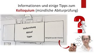 Kolloquium  Mündliche Abiturprüfung  Informationen und Tipps [upl. by Yearwood]