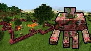 MCPE How To Make a Mutant Zombie Pigman Farm [upl. by Serra]