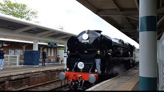 35028 Clan Line at Tulse Hill [upl. by Rior]