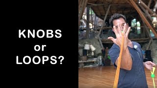 Poi Question Knobs or Loops Which is better for avoiding repetitive strain [upl. by Aillij]