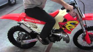 HONDA CR 125 1992 ORIGINAL ARRANQUE EN FRIO [upl. by Eneryt105]