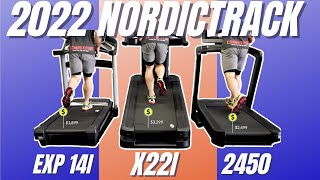 NordicTrack 2450 Elite and EXP 14i Treadmill REVIEW  Comparison [upl. by Mavra]