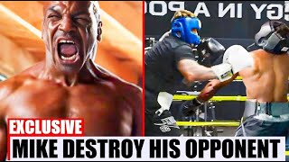 JUST NOWUnstoppable Mike Tyson Dominates Opponent in Sparring Session [upl. by Domel]