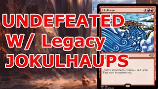 UNDEFEATED With Jokulhaups Back to Back Trophies For 100 in Matches Legacy Mono Red Prison [upl. by Adnala535]