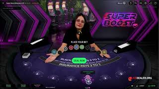 StakeLogics Super Boost Blackjack VIP [upl. by Neve]