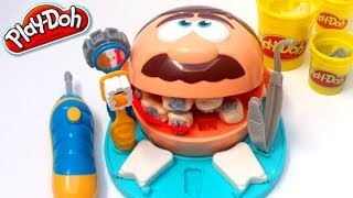 PlayDoh Dentist Set Doctor Drill N Fill Playskool Hasbro [upl. by Yenor378]