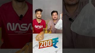 10₹ vs 200₹ Kachori Cheap vs Expensive Kachori Challenge shorts foodchallenge foodshorts [upl. by Ayor]