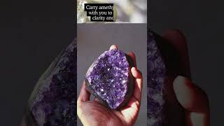 Unlock Your Third Eye with Amethyst 💜✨ ThirdEyeActivation AmethystHealing SpiritualAwakening [upl. by Varney]