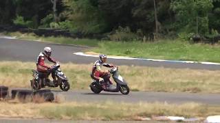 170521 AJ香川ミニバイクフェスティバル GPナインクラス決勝 ピット上撮影 [upl. by Shaffert330]