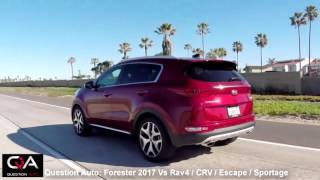 20172018 Subaru Forester VS Rav4  CRV  Escape  Sportage  Partie 48 [upl. by Rubio]