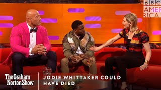 Jodie Whittaker Could Have Died  The Graham Norton Show  Friday at 11pm  BBC America [upl. by Eerol343]