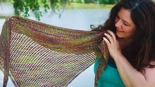 How to Knit Summer Breeze Shawl Stitches Industrial Whimsy [upl. by Nelrac]