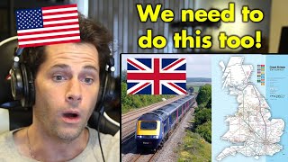 American Reacts to the UK Rail System [upl. by Frederigo]