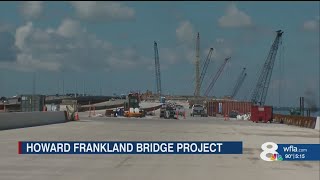 Howard Frankland Bridge project reaches major milestone [upl. by Gerri]