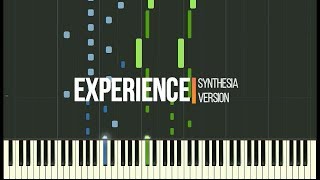 Ludovico Einaudi  Experience  Synthesia Piano Tutorial [upl. by Guimar912]