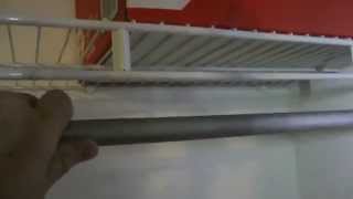 DONT THROW AWAY YOUR OLD WIRE SHELVING CONVERSION BRACKETS INSTALL BY PIPEFITTERMIKE636 [upl. by Polik]