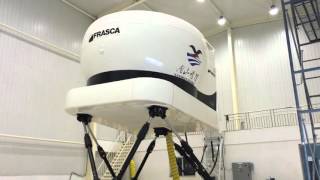 Frascas CJ1 Level D Full Flight Simulator with electric motion base [upl. by Meir]